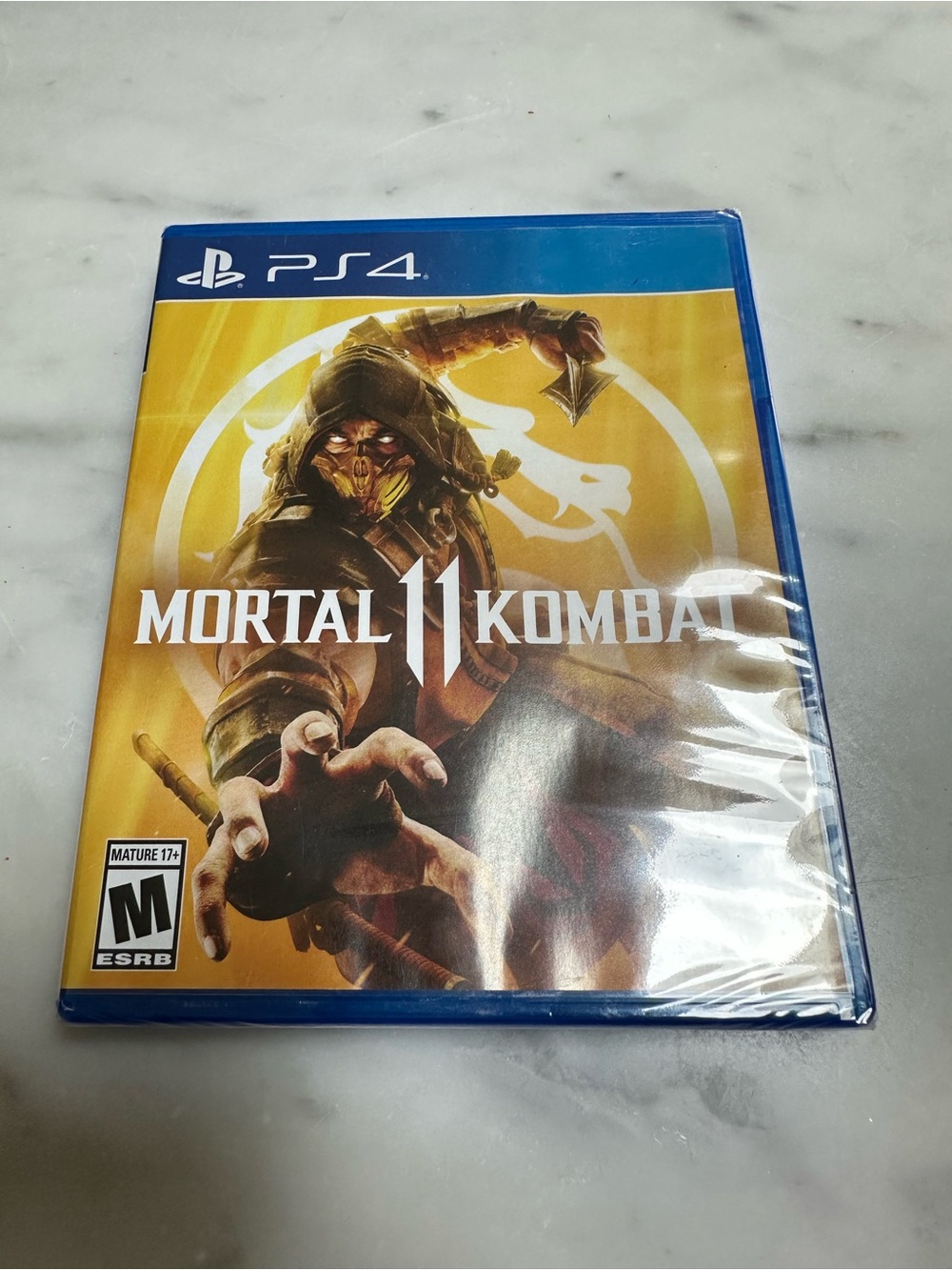 NIP Sealed Mortal Kombat 11 PS4 Game - Yellow Cover Art